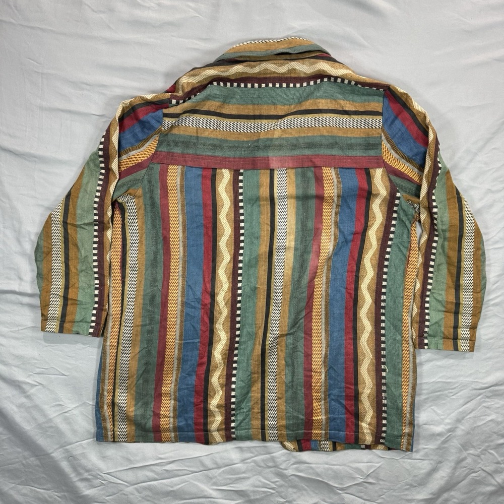 Vintage 90's Angelique Imp Inc. N.Y.C Womens L Western Aztec Print Blazer Jacket - Picture 12 of 14